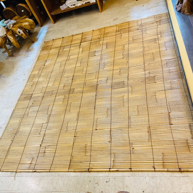 Tappeto Etnico in Bamboo Naturale Artigianale Balinese