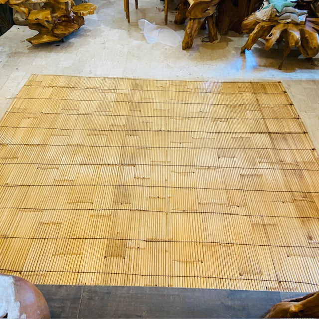 Tappeto Etnico in Bamboo Naturale Artigianale Balinese
