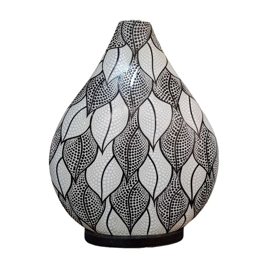 Lampada da tavolo design floreale abatjour etnica - ETNICBAY