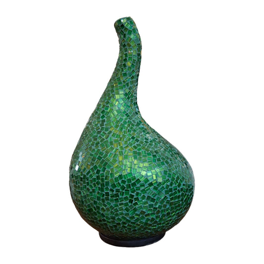 Lampada da tavolo etnica in mosaico di vetro a cigno - ETNICBAY