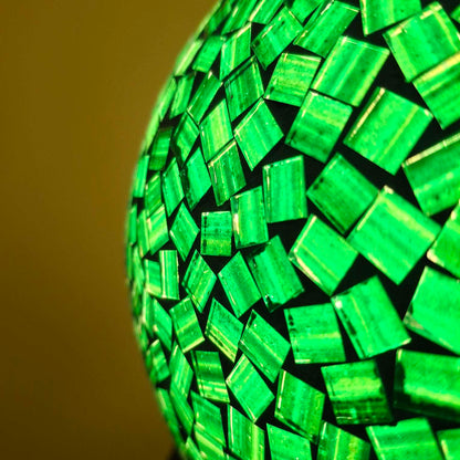 Lampada da tavolo etnica in mosaico di vetro a cigno - ETNICBAY