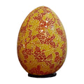 Lampada etnica in mosaico di vetro giallo rosso - ETNICBAY