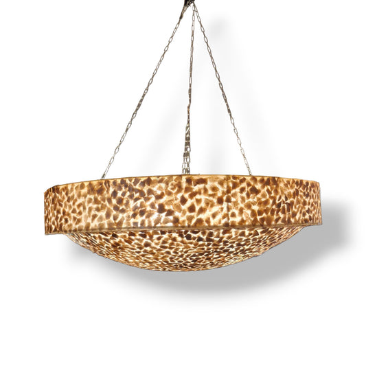 Lampadario madre perla oro plafoniera da soffitto