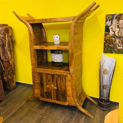 Mobile Etnico Credenza in Teak libreria wabi sabi