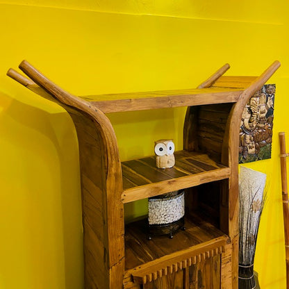 Mobile Etnico Credenza in Teak libreria wabi sabi
