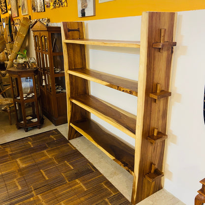 Libreria etnica suar espositore parete attrezzata