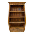 Libreria etnica in legno teak mobile espositore
