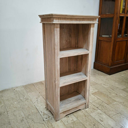 Libreria minimal rettangola in legno teak