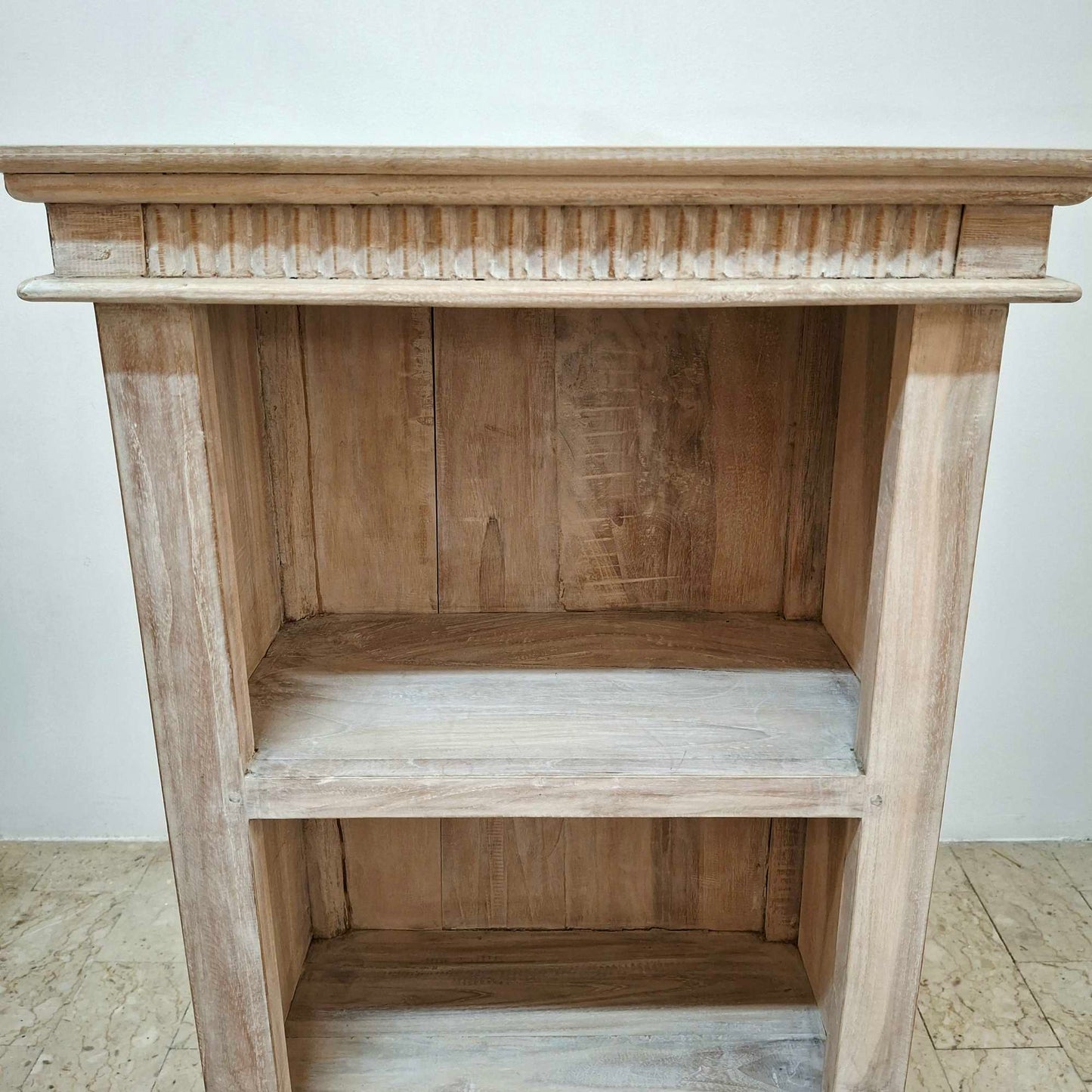 Libreria minimal rettangola in legno teak