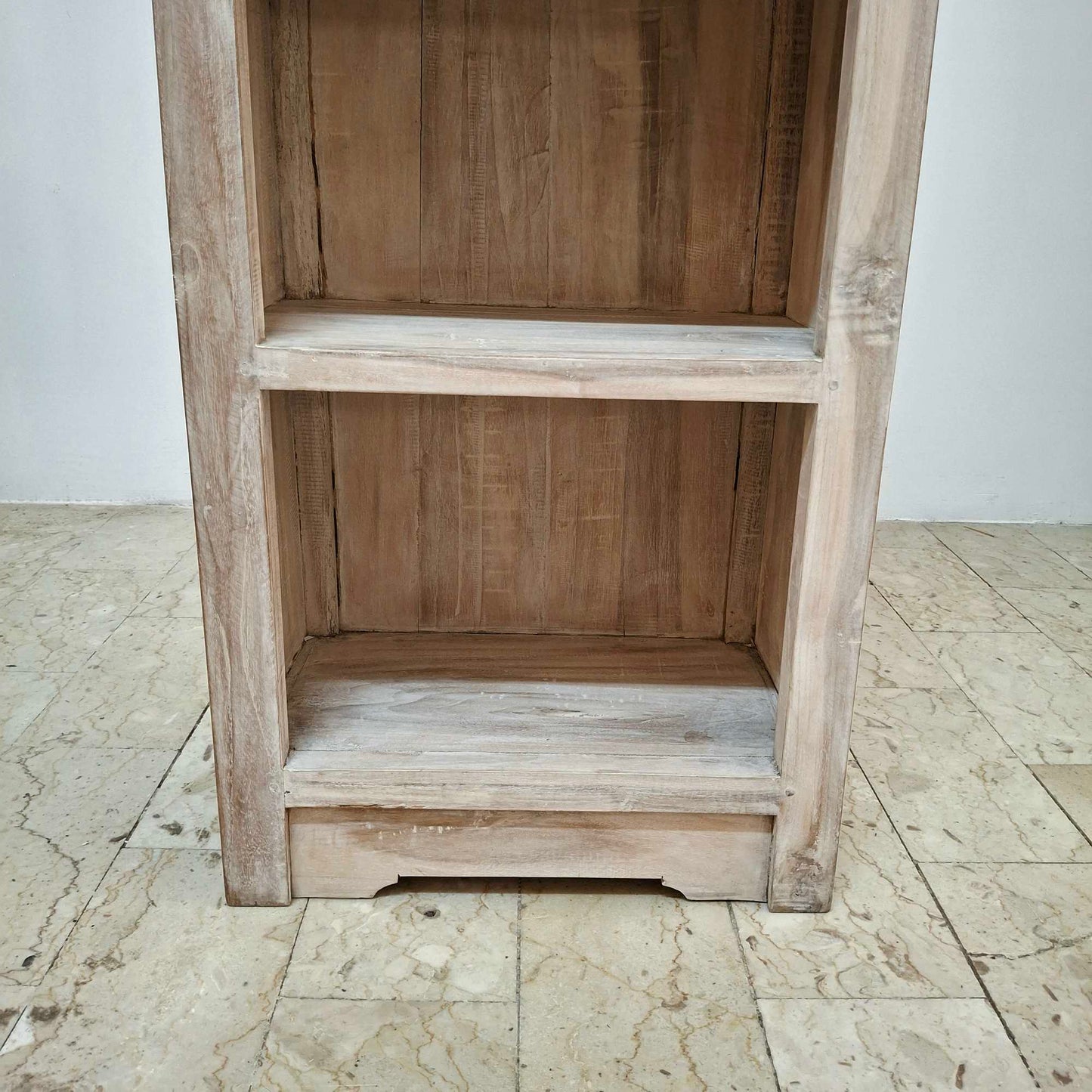 Libreria minimal rettangola in legno teak