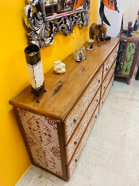 Chest of drawers sideboard buffet ethnic furniture tv stand
