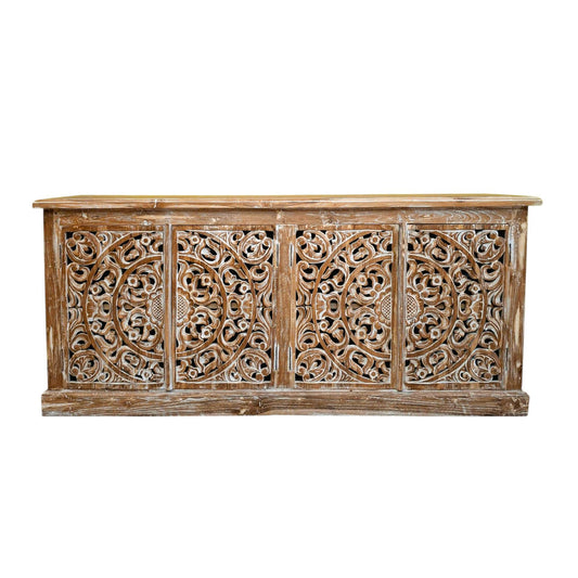 Madia etnica mobile in legno teak buffet shabby chic
