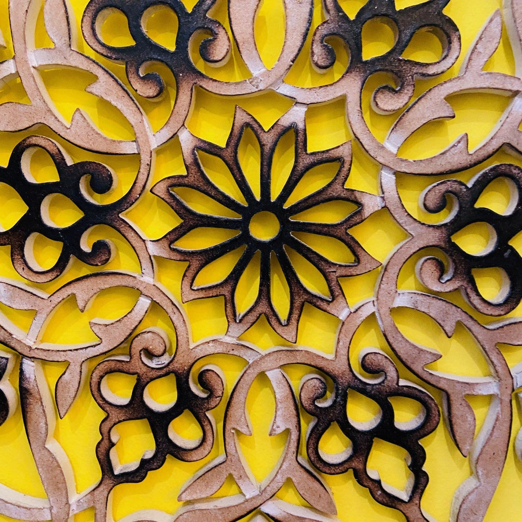 Mandala etnico fiore di loto decorazione parete - ETNICBAY