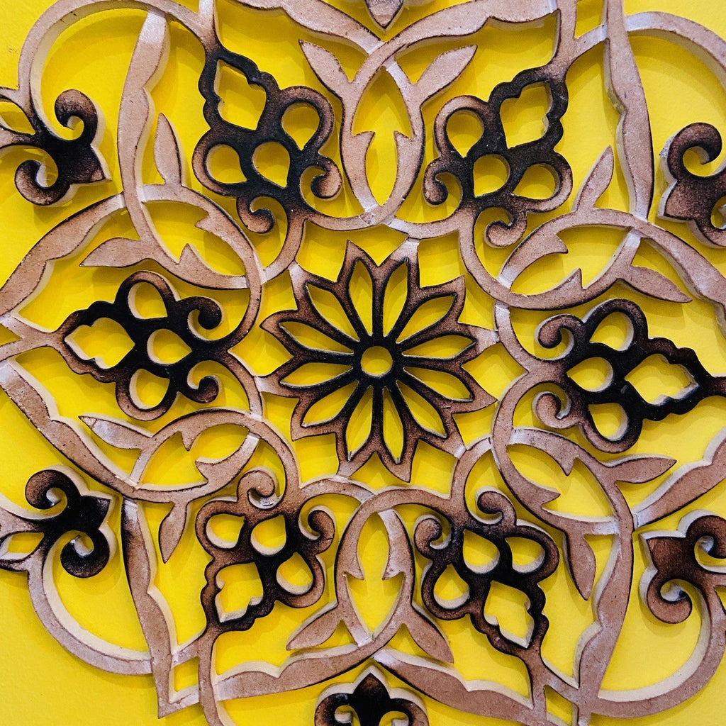 Mandala etnico fiore di loto decorazione parete - ETNICBAY