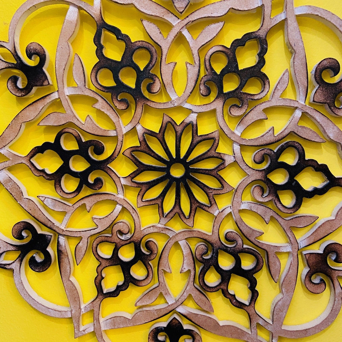 Mandala etnico fiore di loto decorazione parete - ETNICBAY