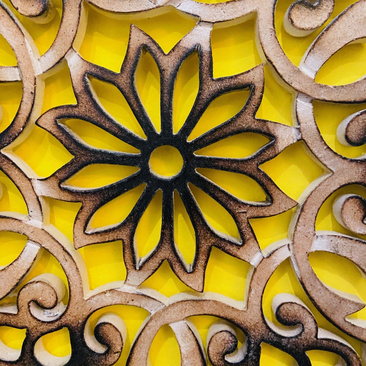 Mandala etnico fiore di loto decorazione parete - ETNICBAY