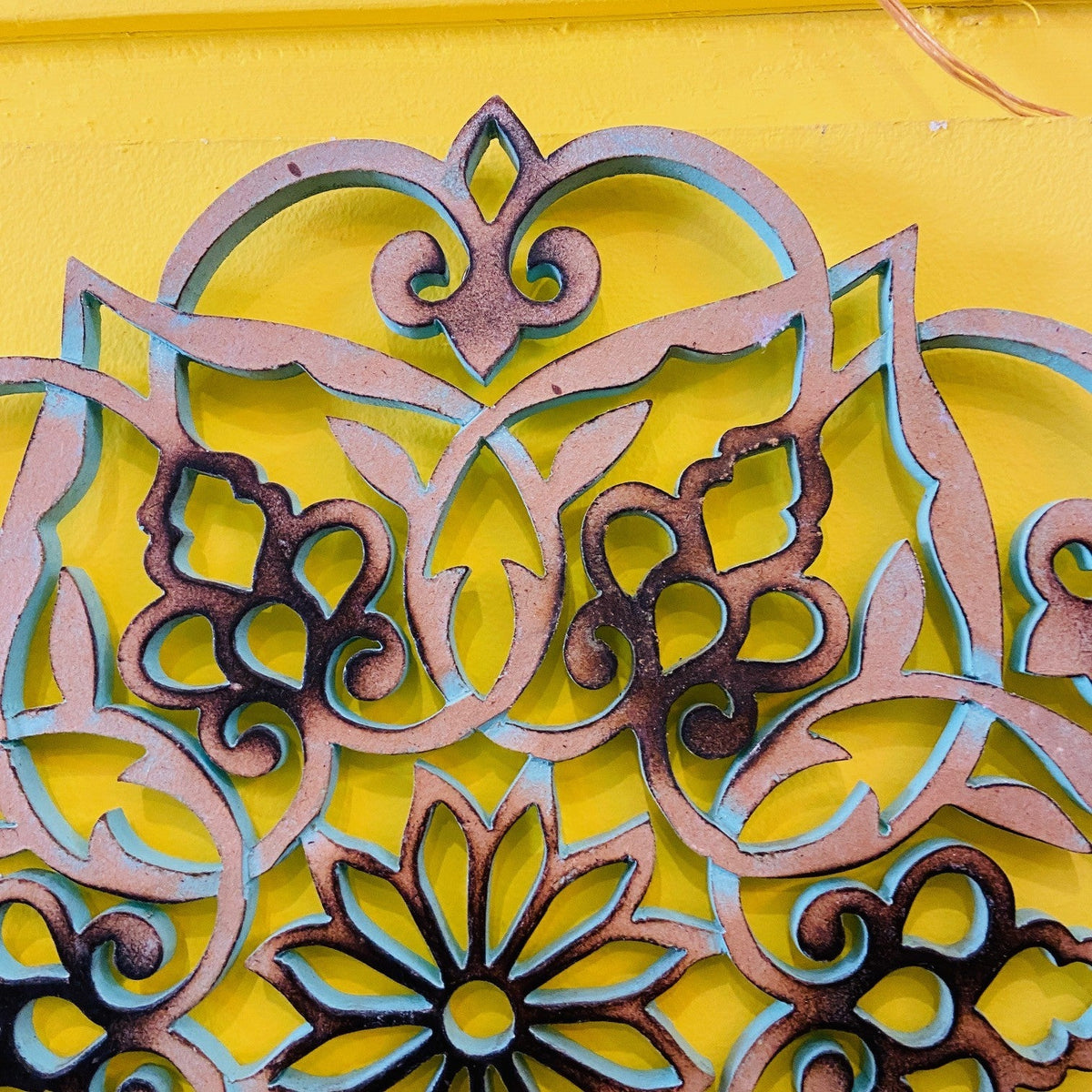 Mandala etnico fiore di loto sacro quadro etnico - ETNICBAY