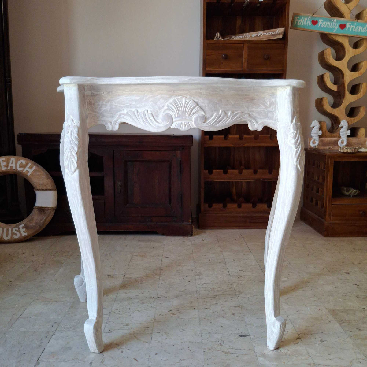 Mobile etnico consolle ingresso shabby chic
