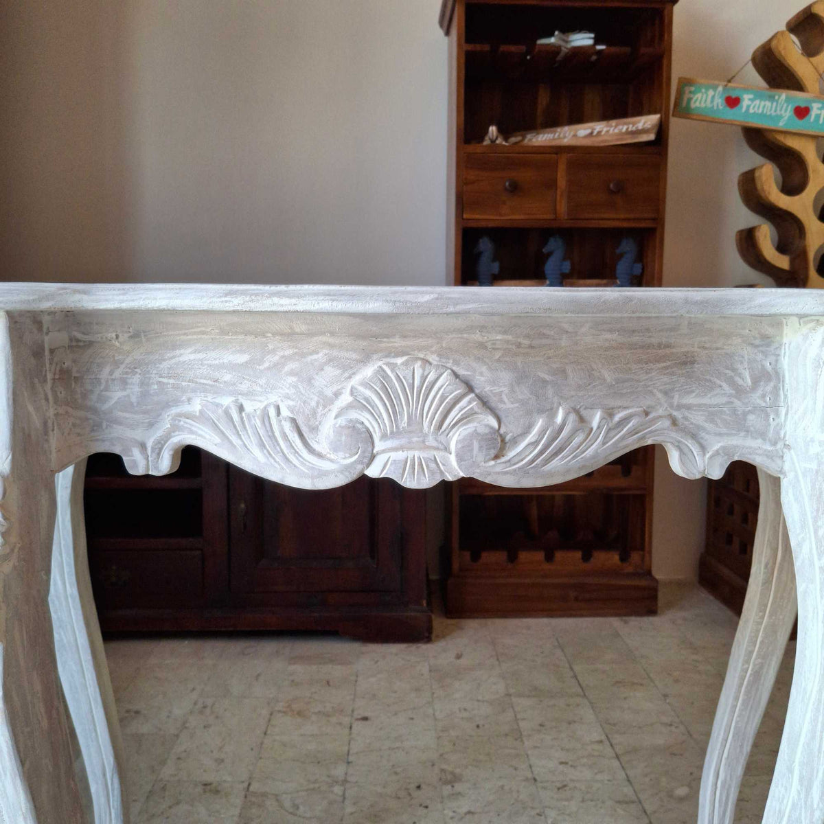 Mobile etnico consolle ingresso shabby chic