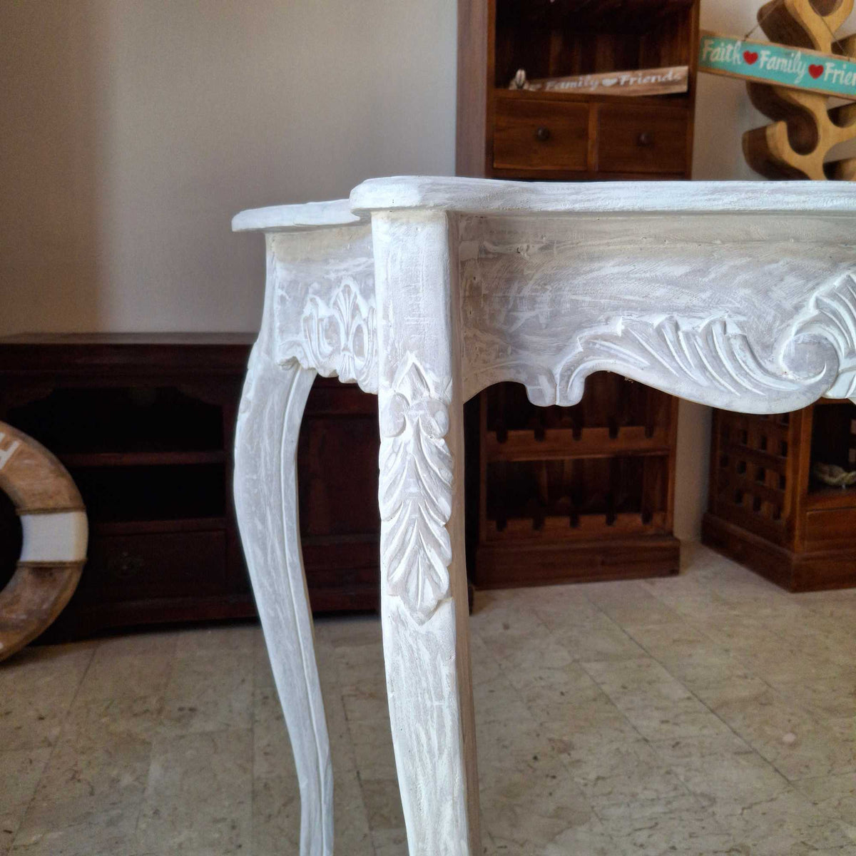 Mobile etnico consolle ingresso shabby chic