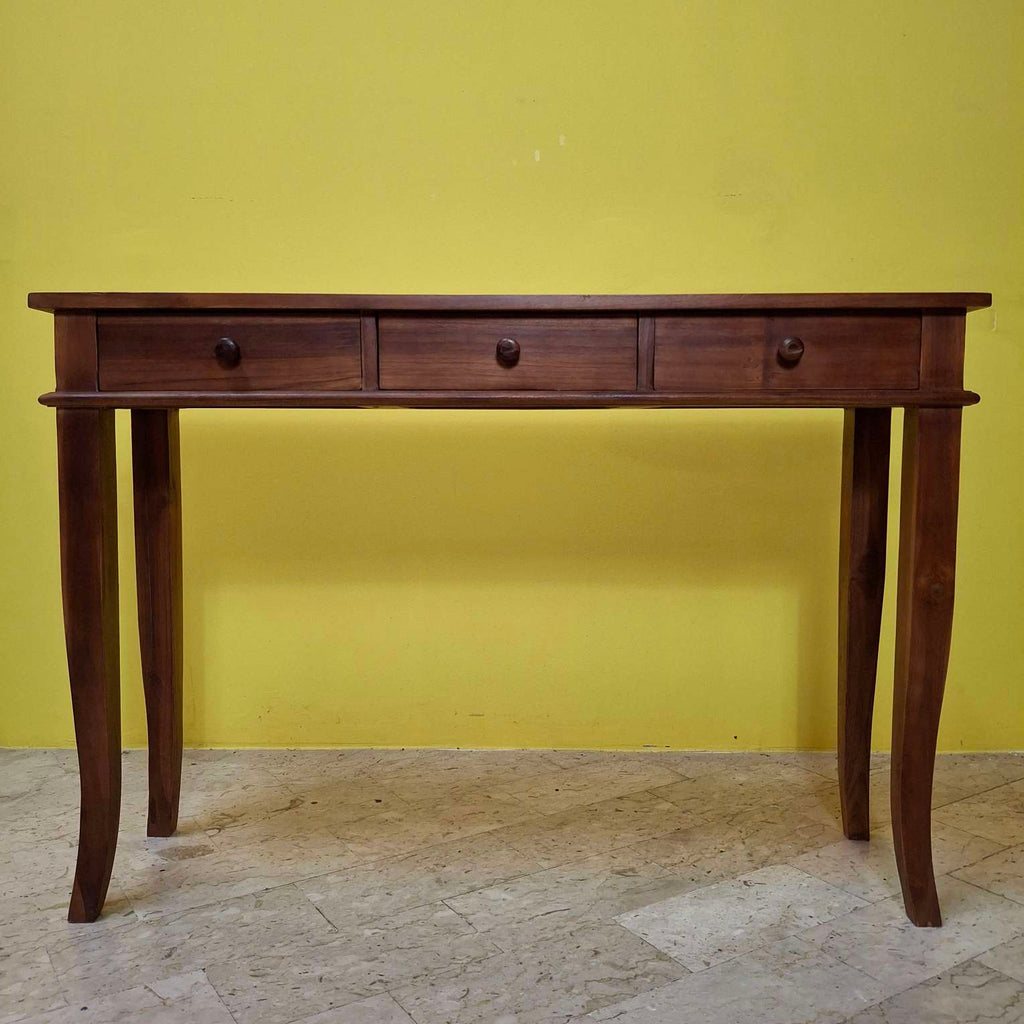 Eingangsmöbel Konsole Teak Schreibtisch Ethno