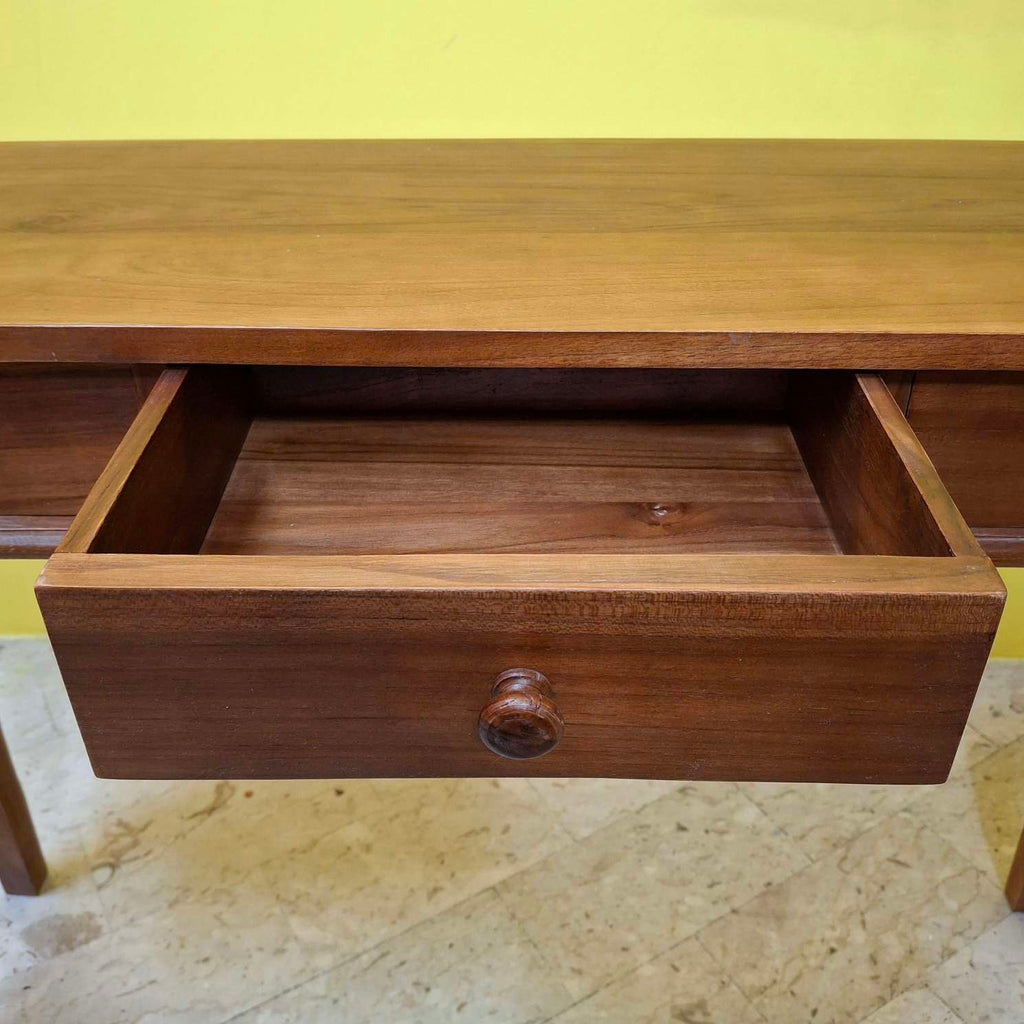 Eingangsmöbel Konsole Teak Schreibtisch Ethno