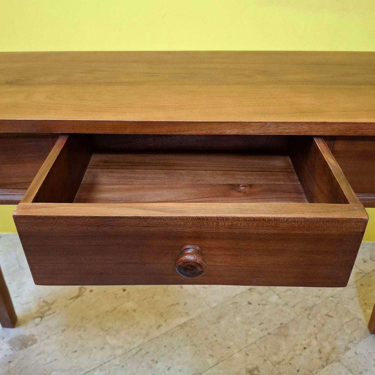Eingangsmöbel Konsole Teak Schreibtisch Ethno