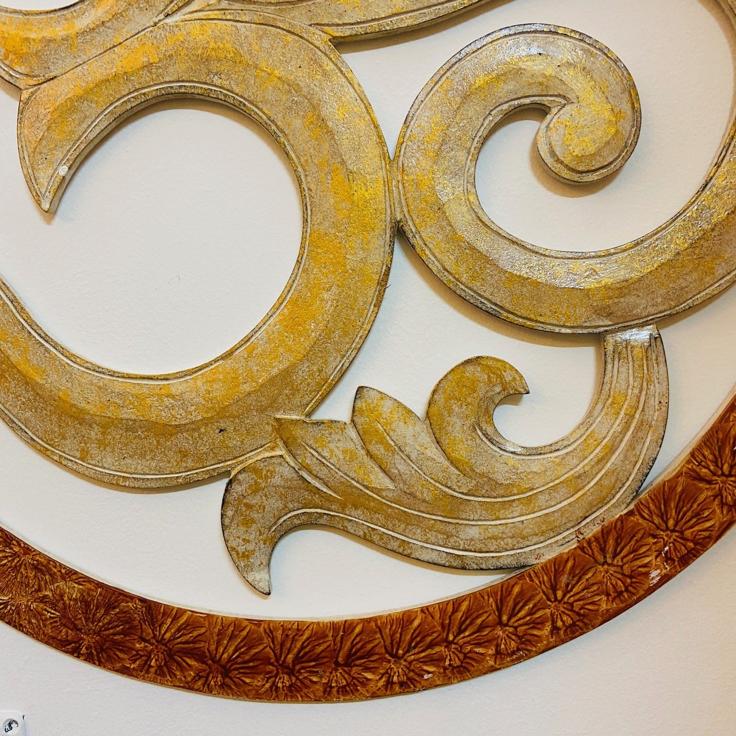 Om wall decoration ethnic hindu furniture