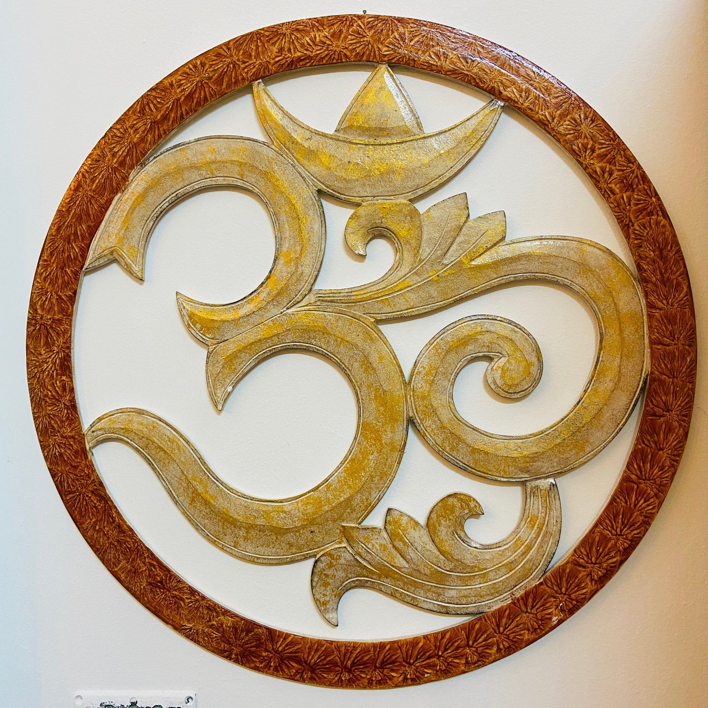 Om wall decoration ethnic hindu furniture