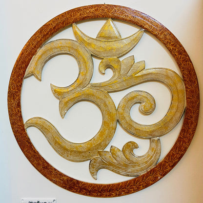 Om wall decoration ethnic hindu furniture