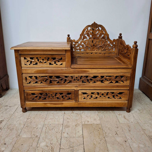 Fauteuil conteneur d'entrée ethnique