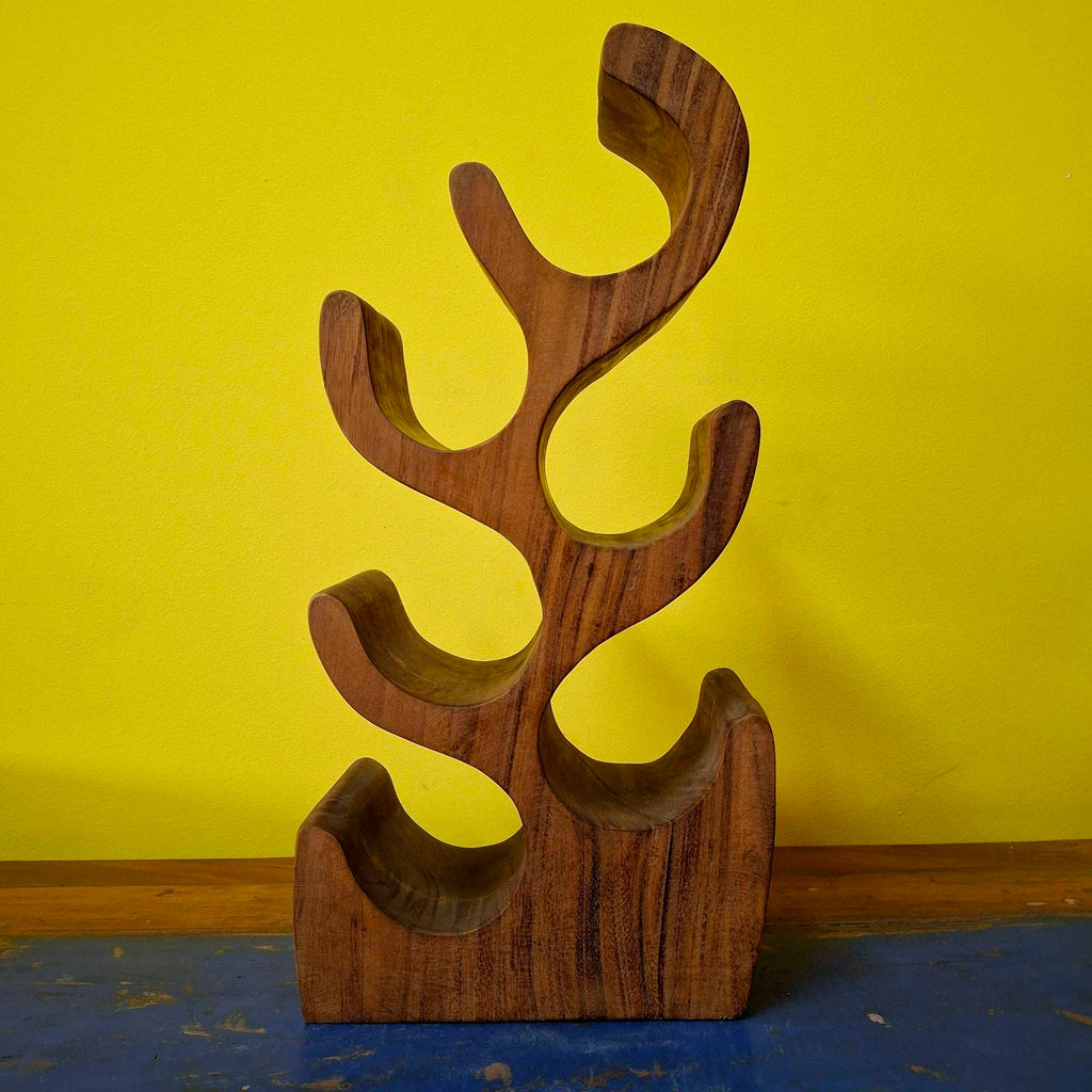 Porta bottiglie in legno suar cantinetta rustica