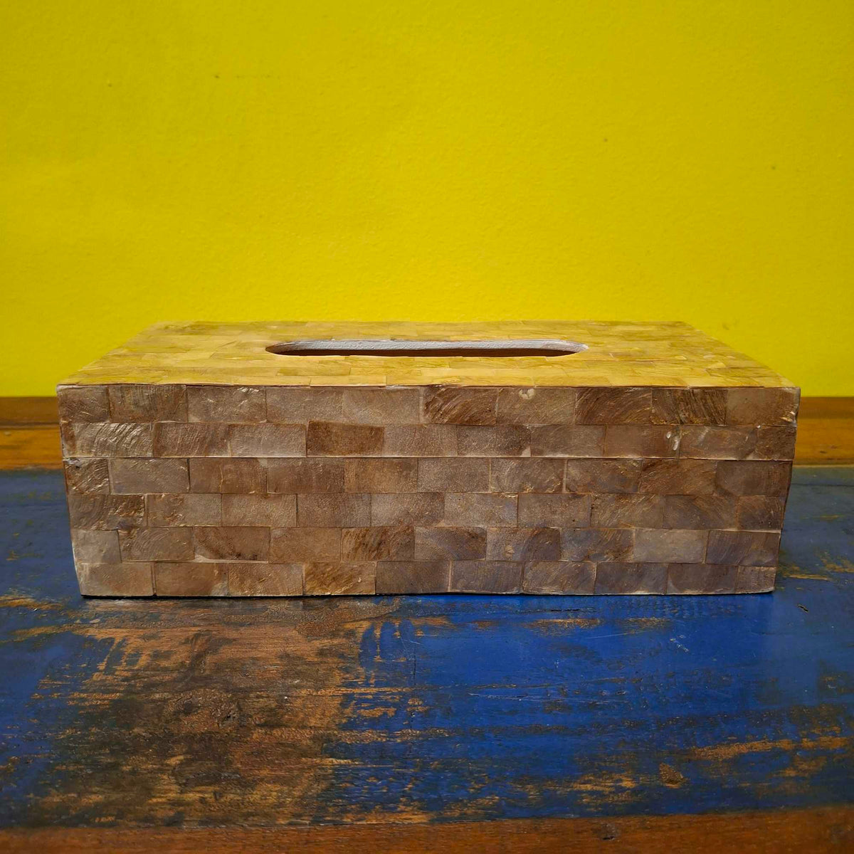 Porta fazzoletti tovaglioli madre perla d'orata