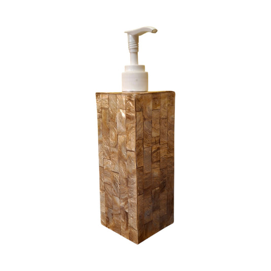 Porte-savon liquide rectangulaire en nacre