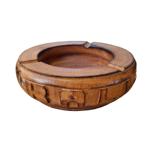 Bali Ashtray in Teak Wood