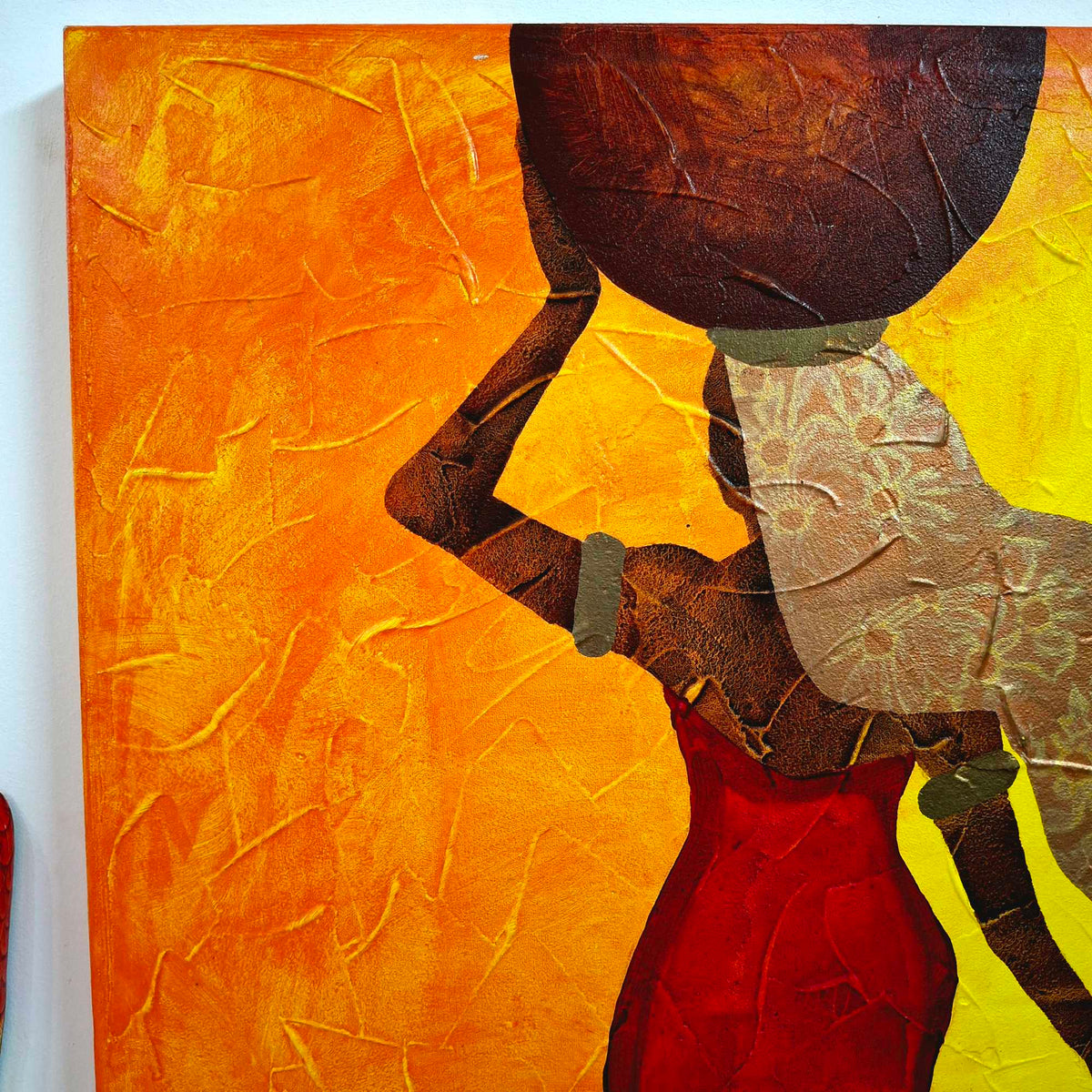 Quadro etnico donne stilizzate colori accesi