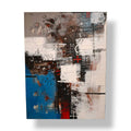 Quadro astratto pittura su tela stile geometrico
