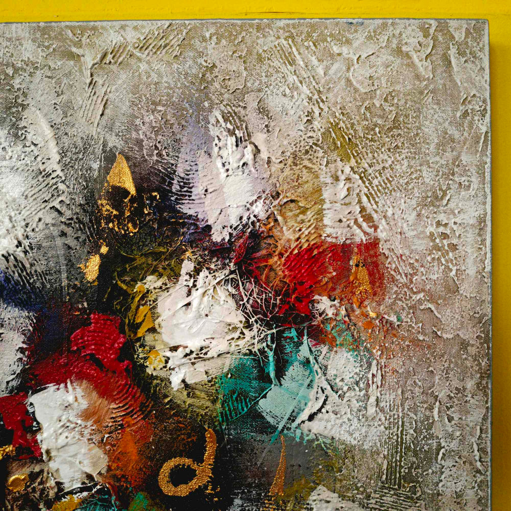 Quadro moderno tela artigianale dipinto astratto