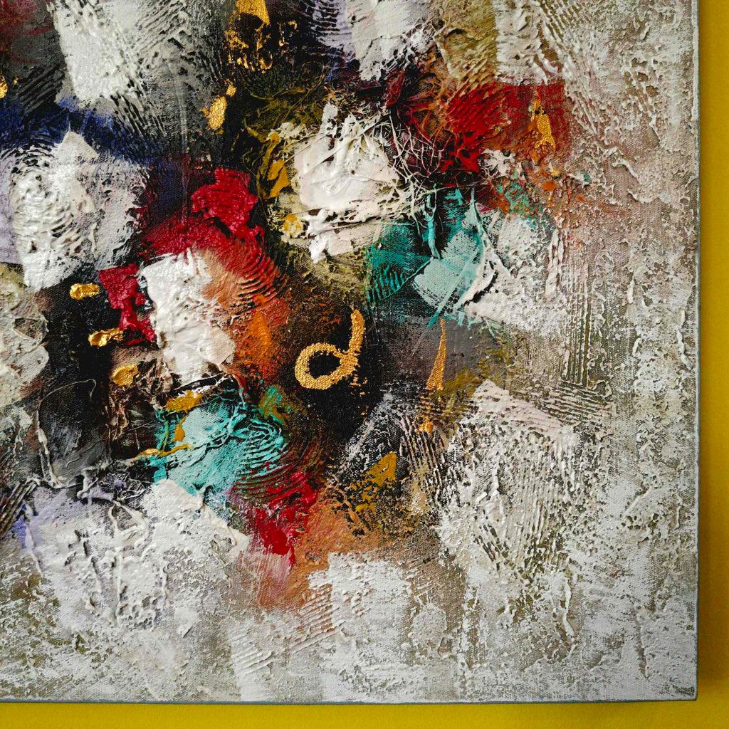 Quadro moderno tela artigianale dipinto astratto