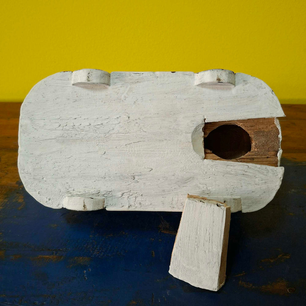 Hippie-Van-Spardose aus Holz, Geldbörse