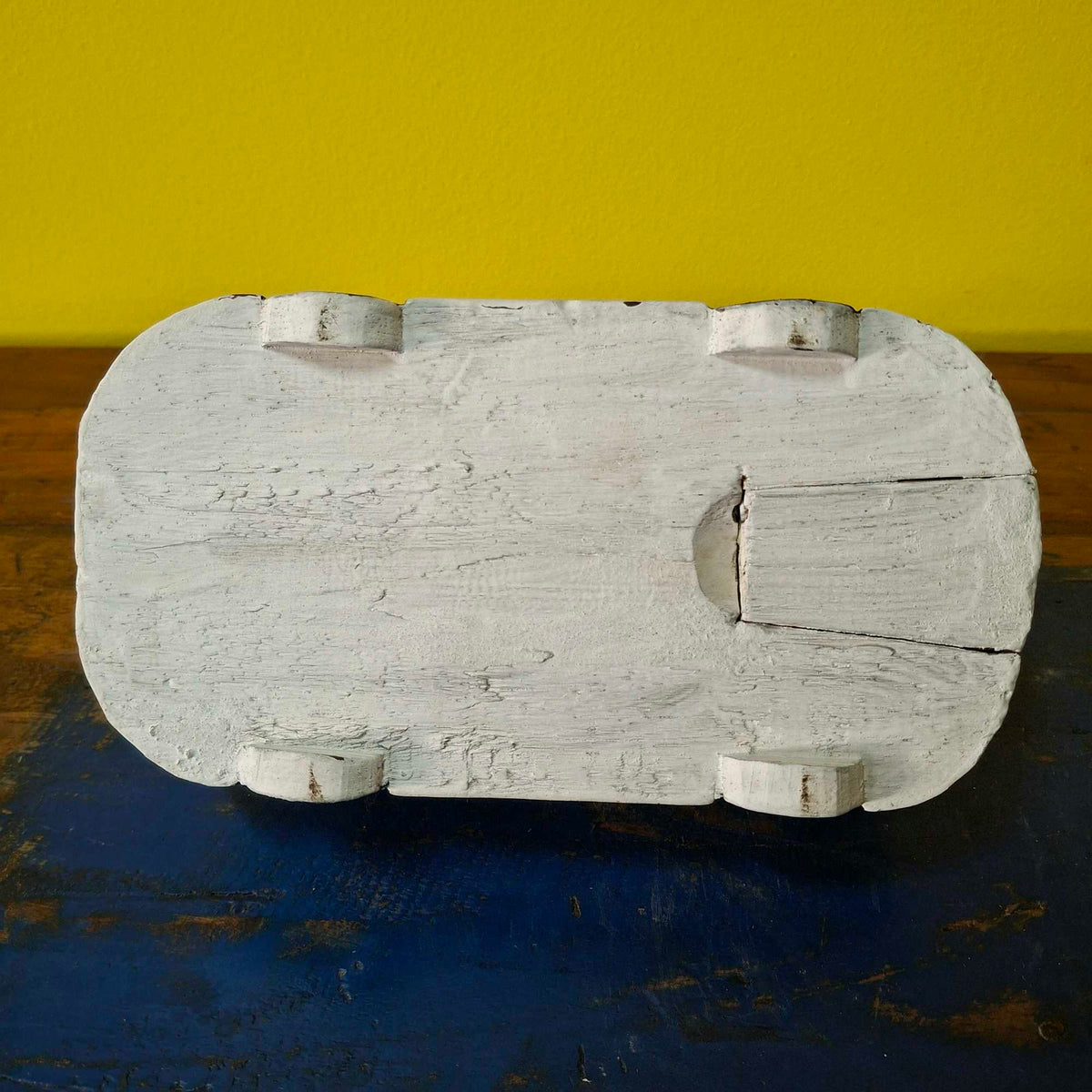 Salvadanaio Furgone Hippie In Legno Soprammobile