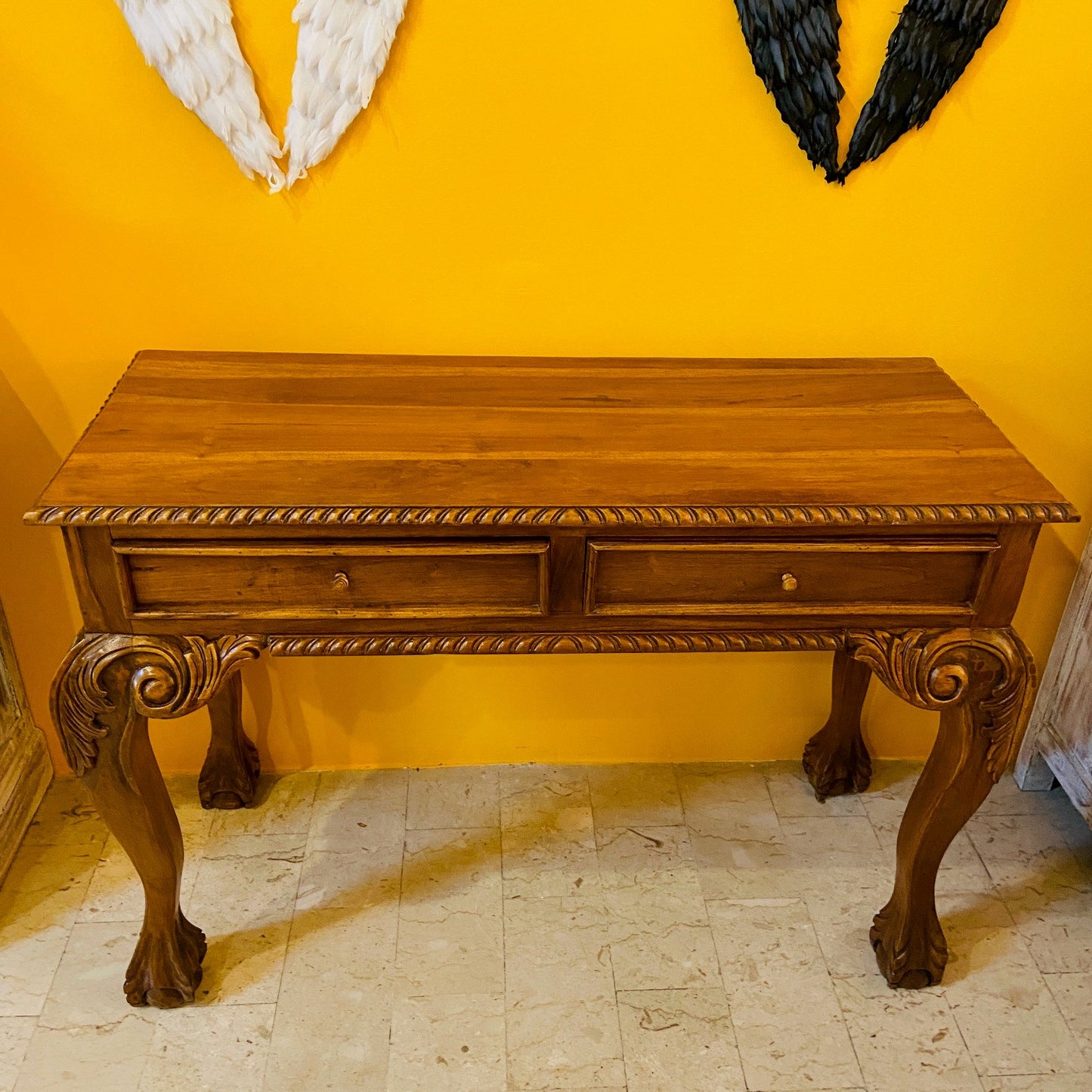 Bureau et chaise d'étude style Empire baroque