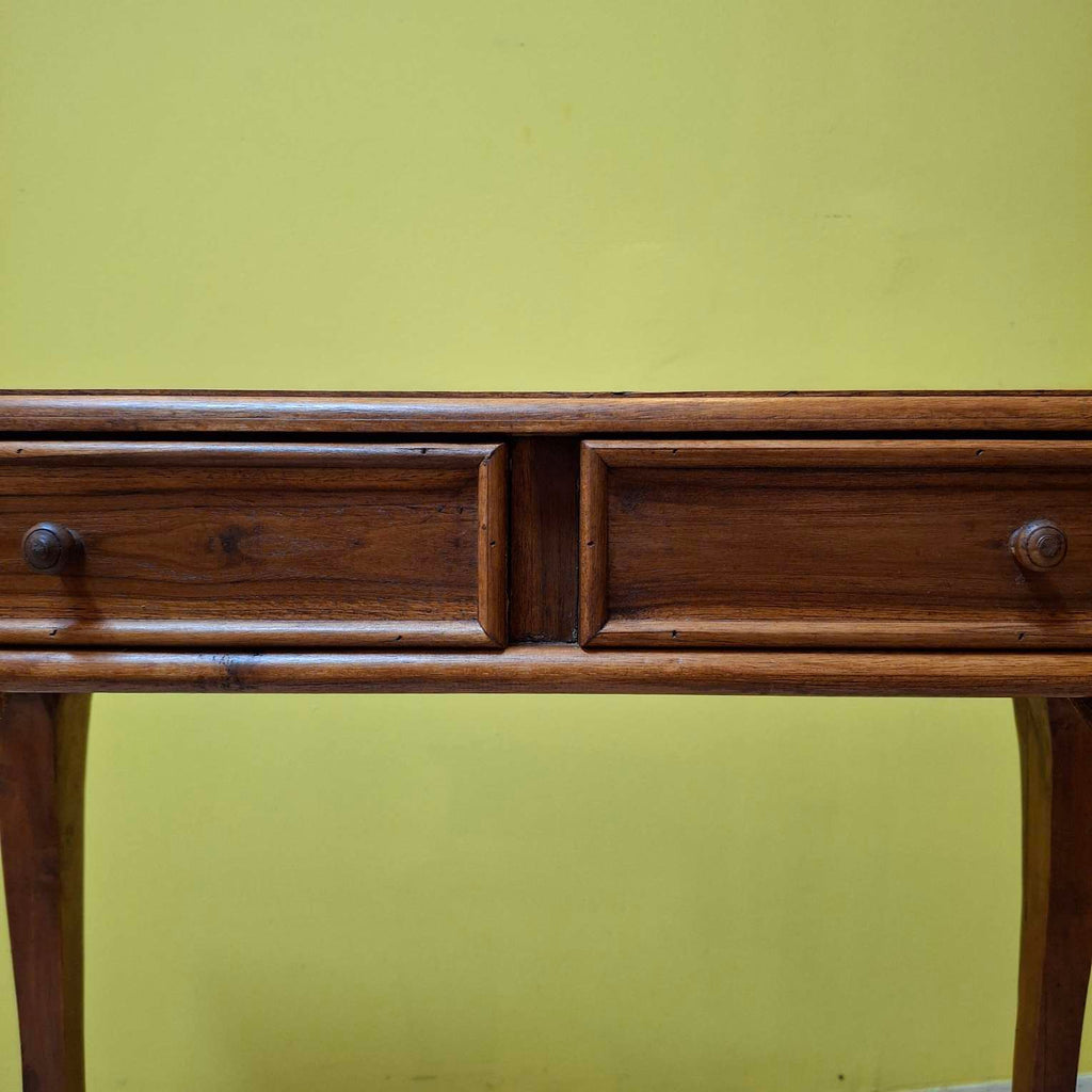 Scrivania legno teak scrittoio mobile consolle