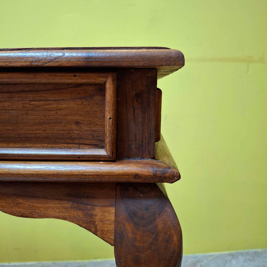 Scrivania legno teak scrittoio mobile consolle