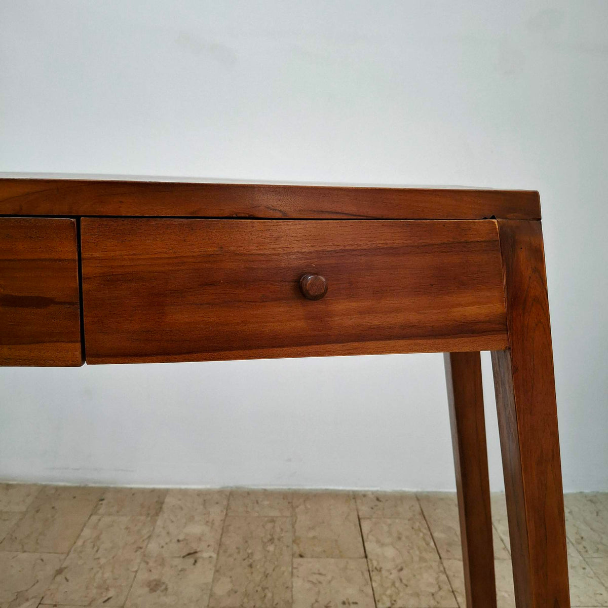 Schreibtisch Sekretär Eingangsmöbel Teakholz