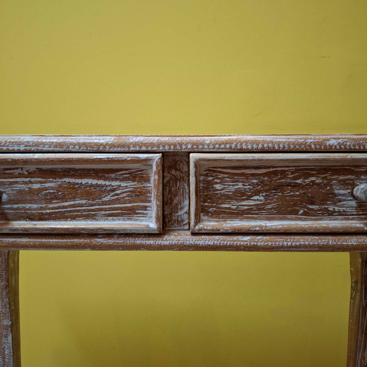 Scrivania etnica scrittoio legno teak consolle