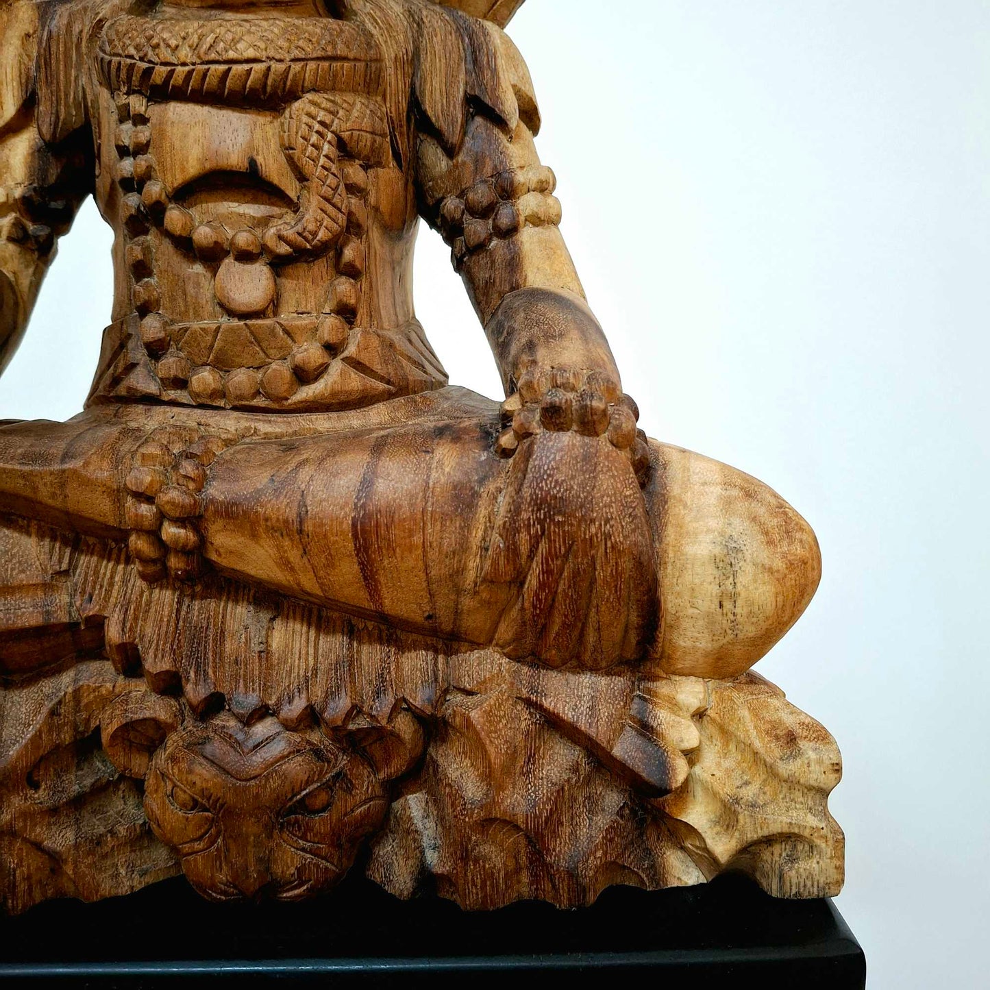 Scultura Shiva meditazione sacra cobra reale