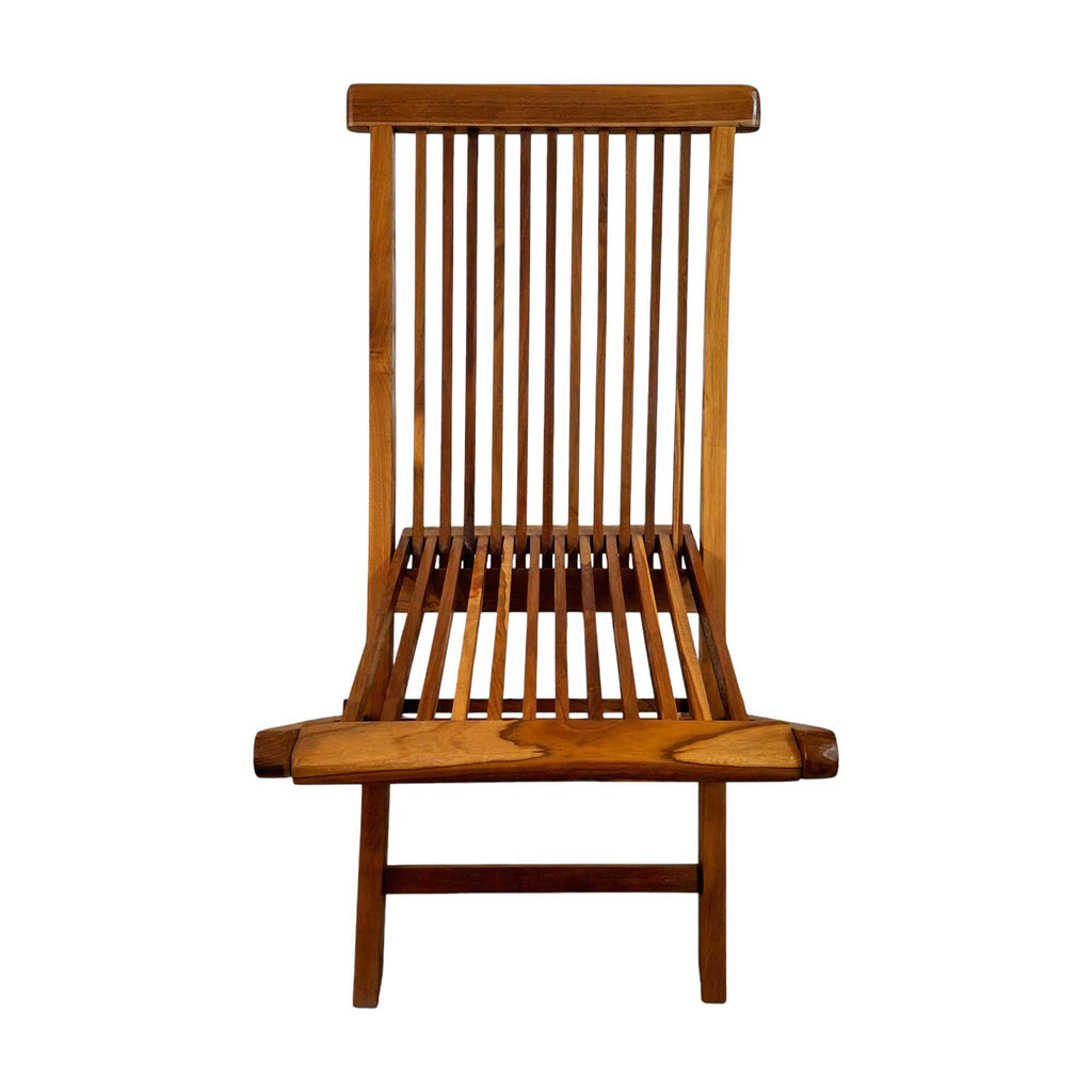 Sedia pieghevole in legno teak massello - ETNICBAY