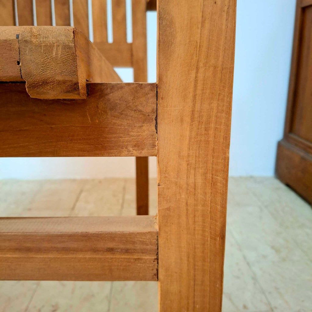 Sedia poltroncina giardino in teak massello - ETNICBAY