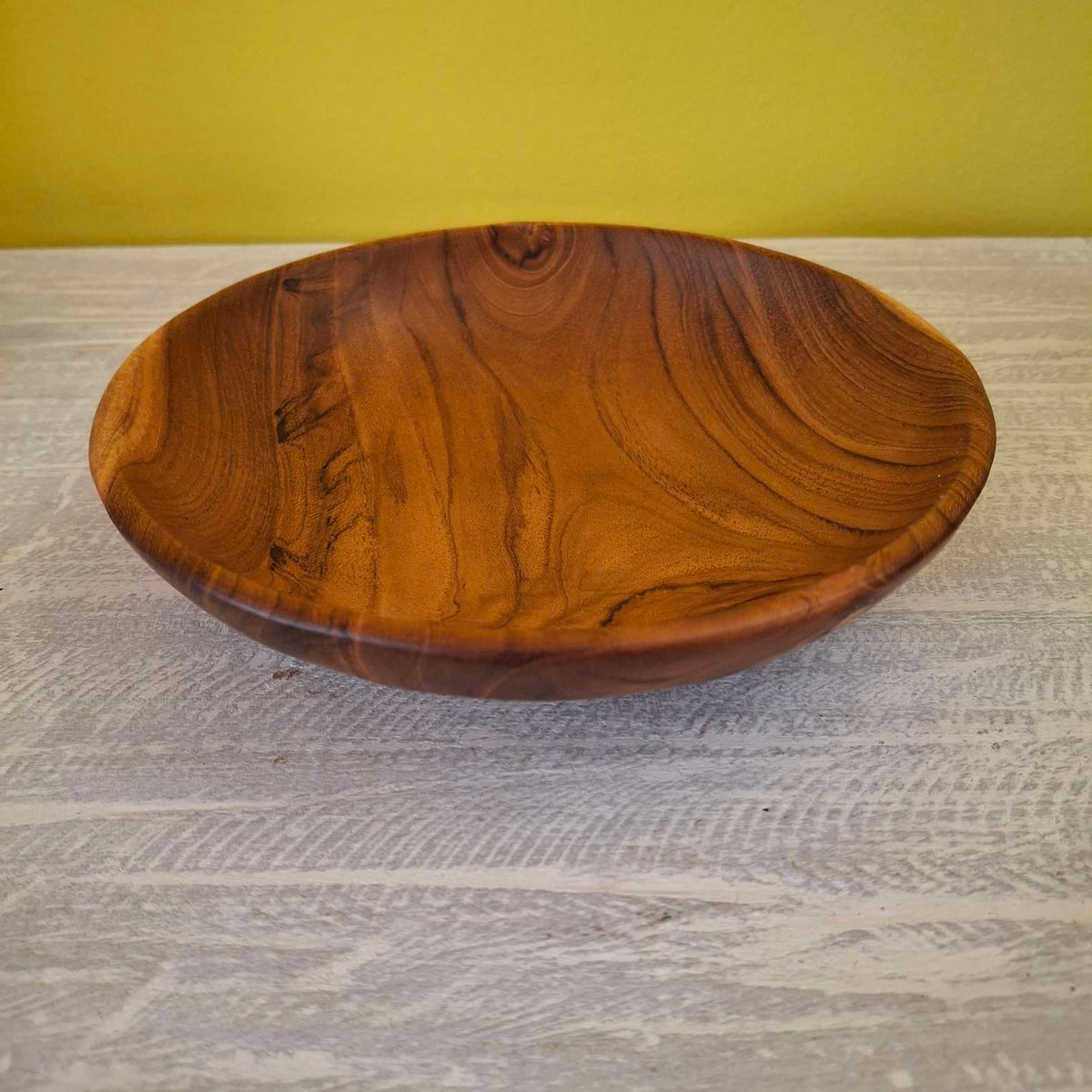 Set 3 piatti svuota tasche centro tavola in teak - ETNICBAY
